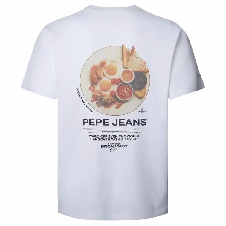 T-shirt homme Pepe Jeans avec imprimé au dos, coupe classique